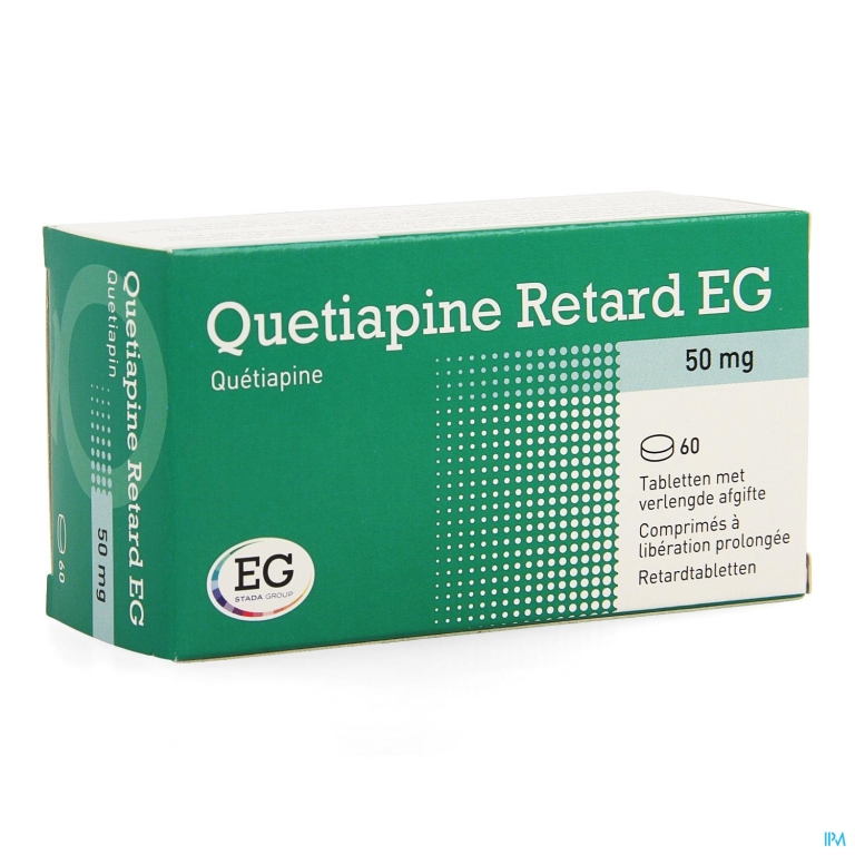 Quetiapine Retard EG 50Mg Verl.Afgifte Tabl  60