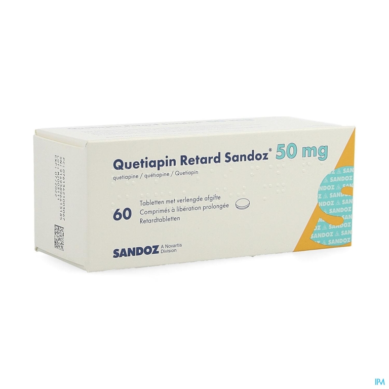 Quetiapin Retard Sandoz 50mg Verl.afg. Comp 60