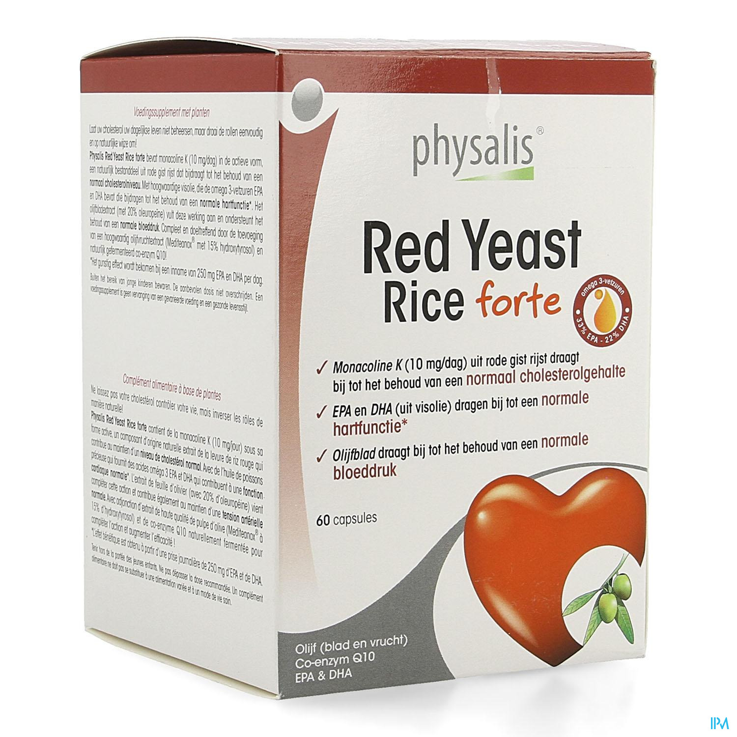 Physalis Red Yeast Rice Forte Caps 60
