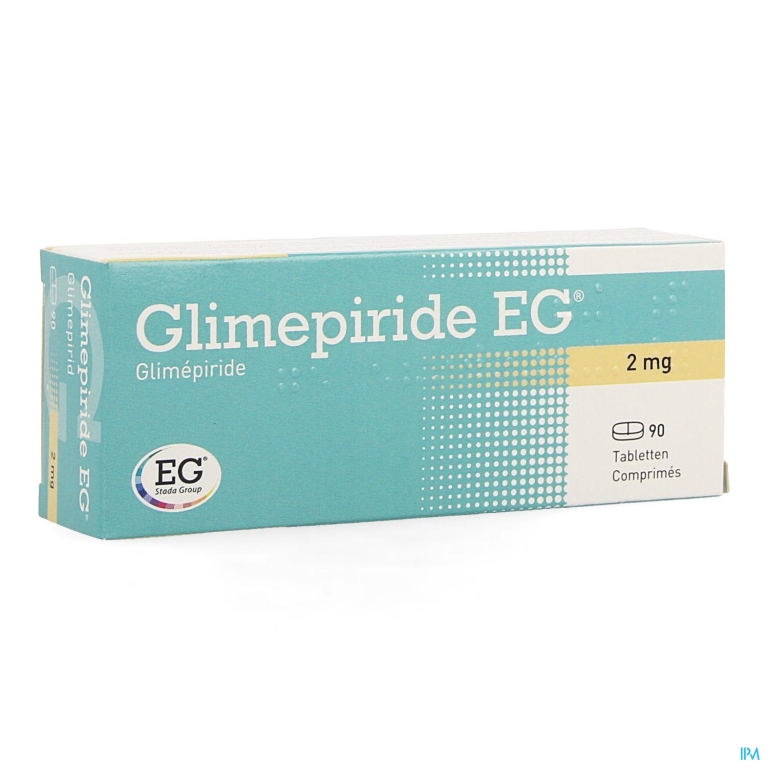 Glimepiride EG 2Mg Tabl 90