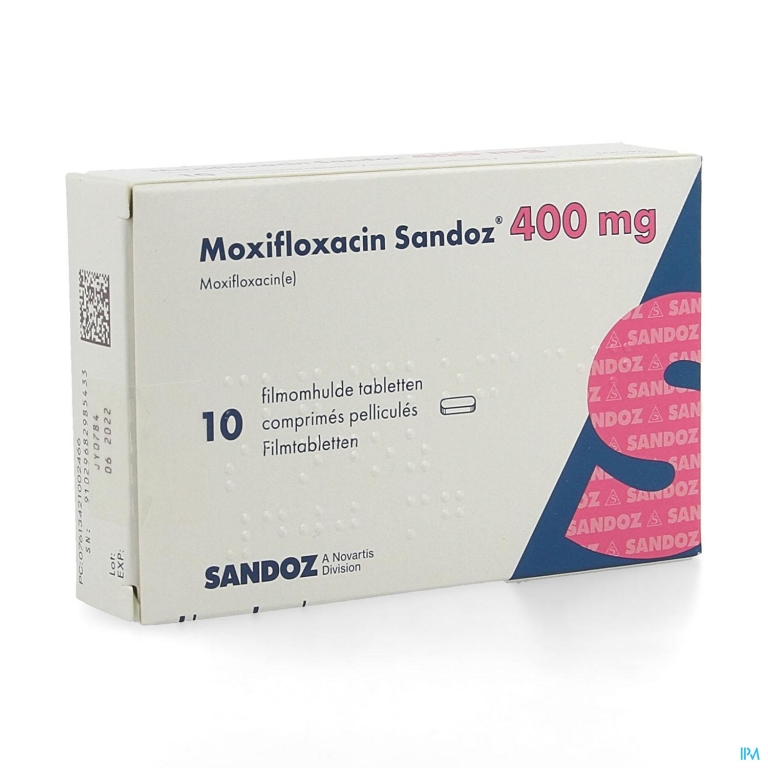 Moxifloxacin Sandoz 400mg Filmomh Tabl 10