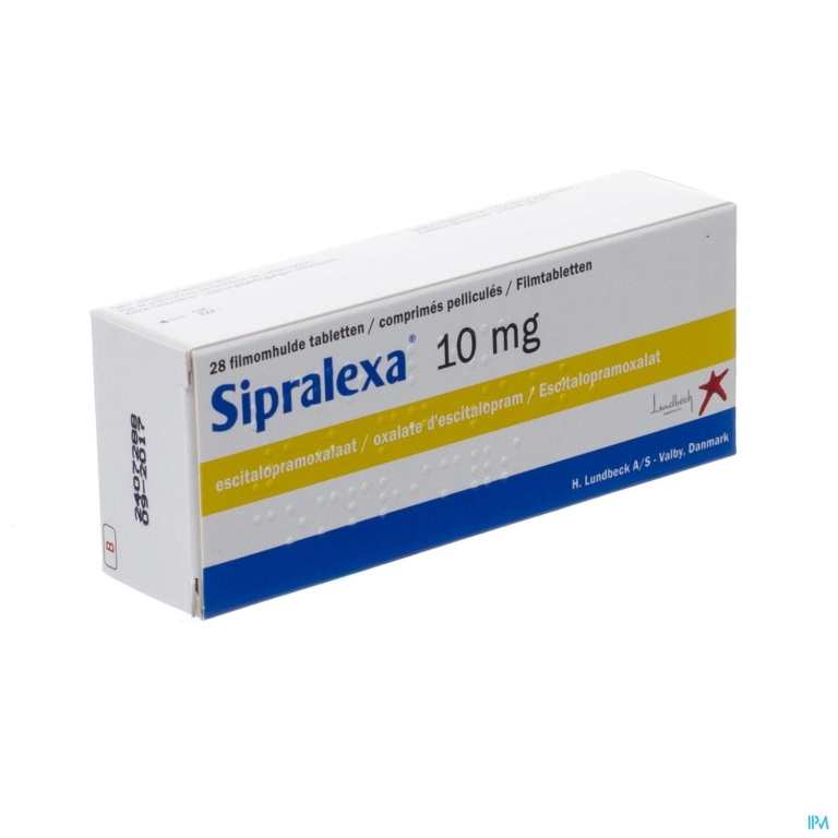 Sipralexa 10mg Impexeco Filmomh Tabl 28x10mg Pip