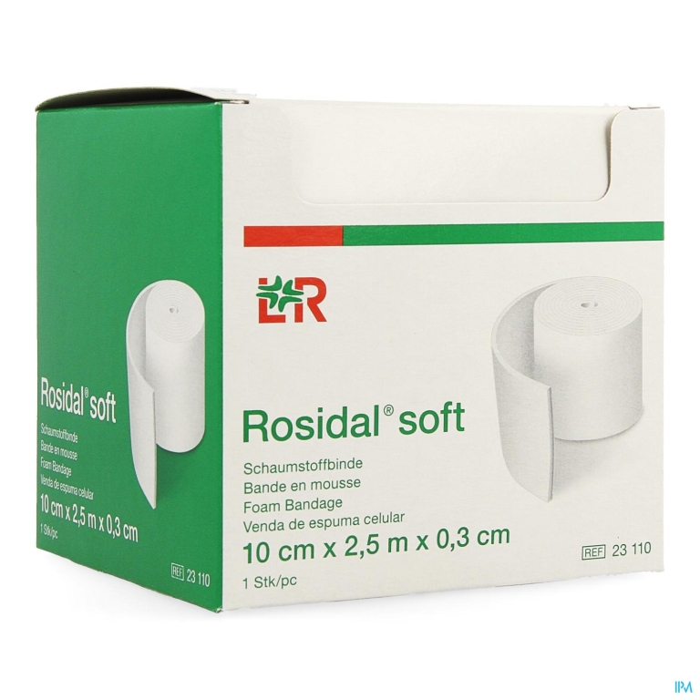 Rosidal Soft Schuimband 10×0,3cmx2,5m Indiv.23110