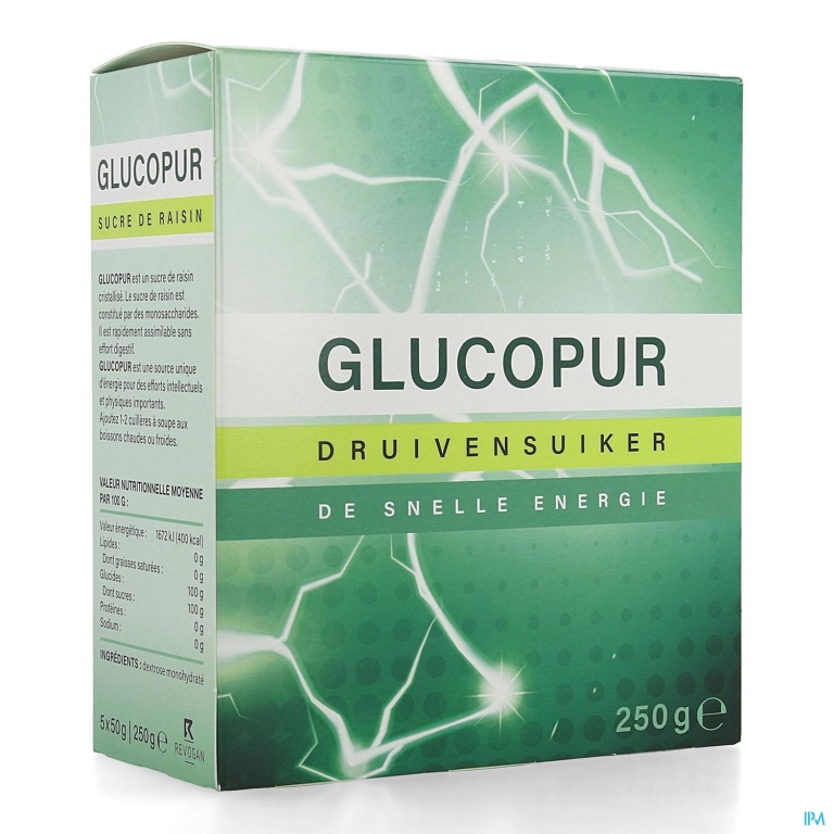 Glucopur Glucose Pdr 250g 5166 Revogan