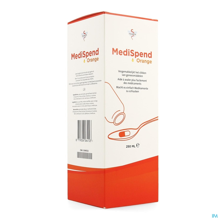 Medispend Sliksiroop Orange 250ml