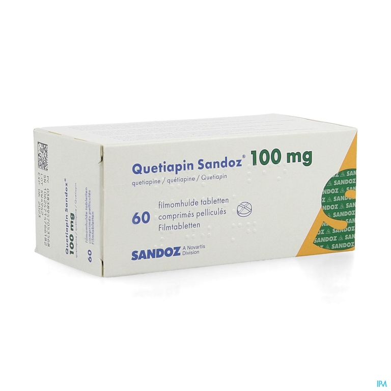 Quetiapin Sandoz Filmomh Tabl 60 X 100mg