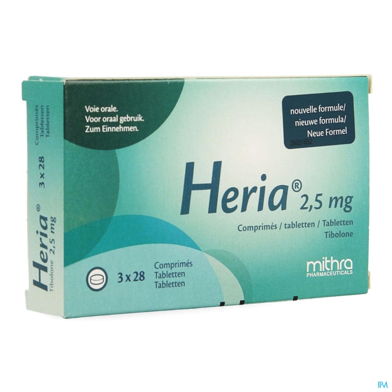 Heria 2,5mg Comp 3 X 28