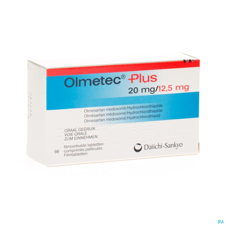 Olmetec Plus 20mg/12,5mg Comp Pell 98