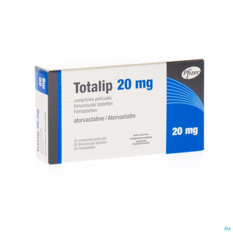 Totalip 20mg Pfizer Filmomh Tabl 30 X 20mg