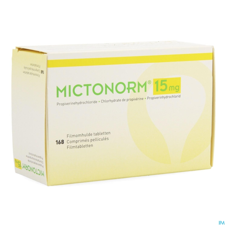 Mictonorm 15mg Omhulde Tabl 168