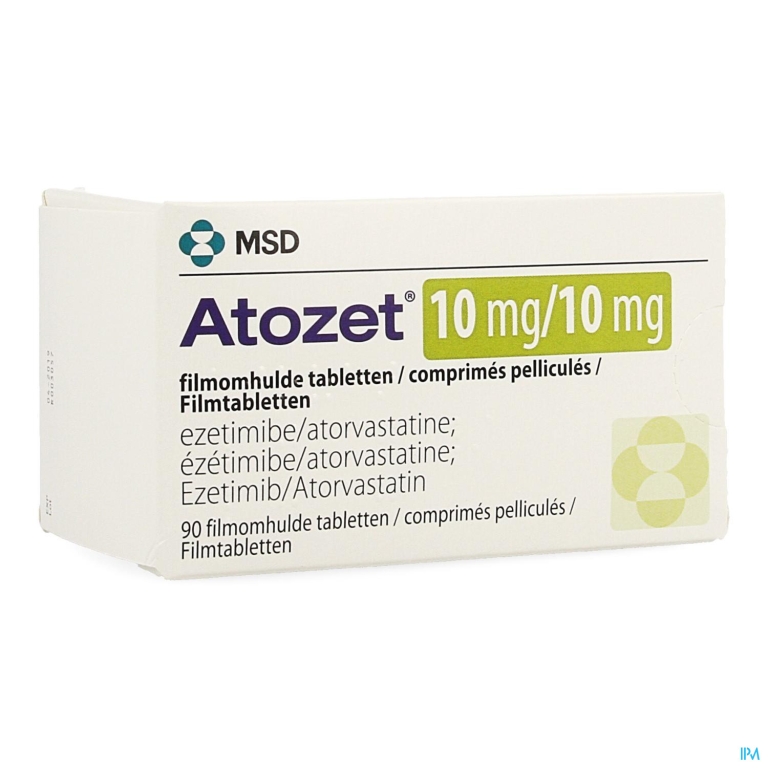 Atozet 10mg/10mg Filmomhulde Tabl 90