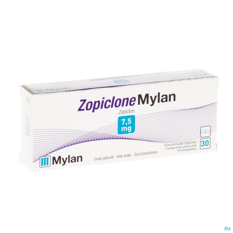 Zopiclone Mylan 7,5mg Comp30x7,5mg