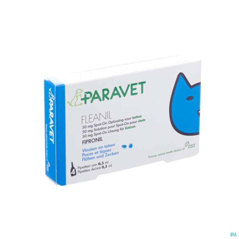 Paravet Fleanil 50mg Kat Pipet 4