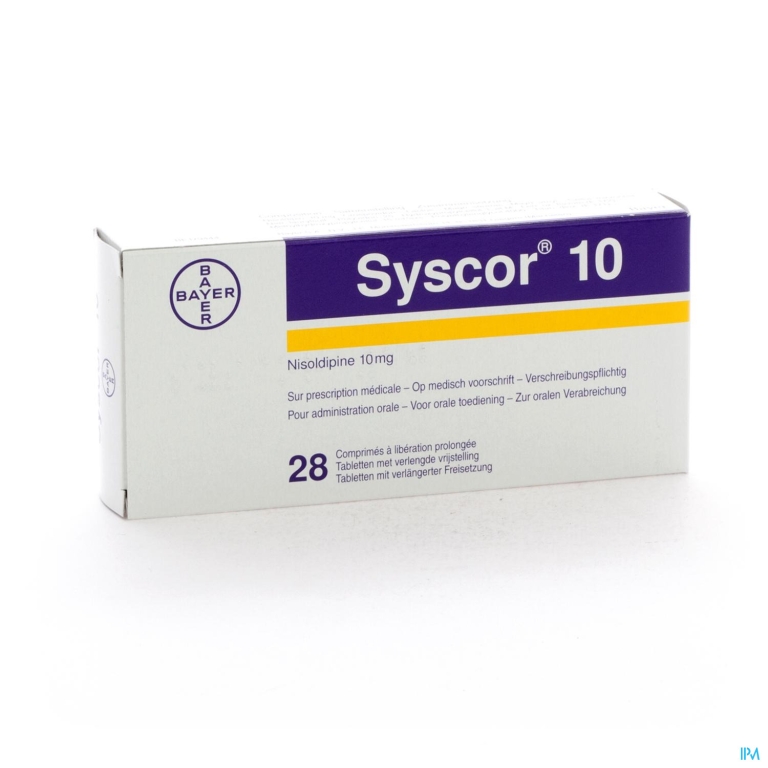 Syscor 10 Comp 28 X 10mg