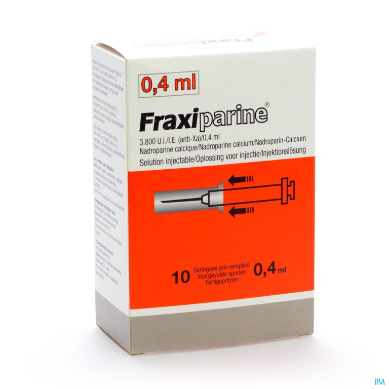 Fraxiparine Ser 10 X 0,4ml 3800 Ui Axa