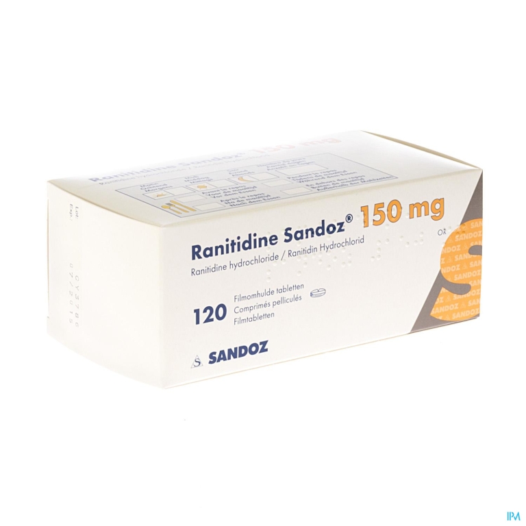 Ranitidine Sandoz 150mg Tabl 120x150mg New Sandoz