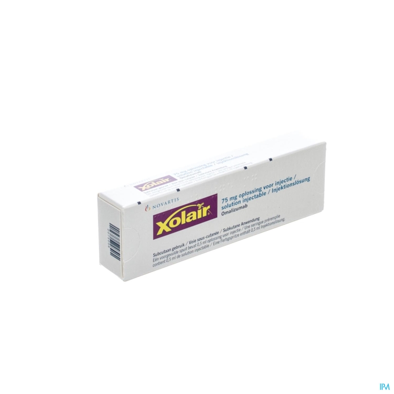 Xolair 75mg Sol Inj 1 Voorgevulde Spuit