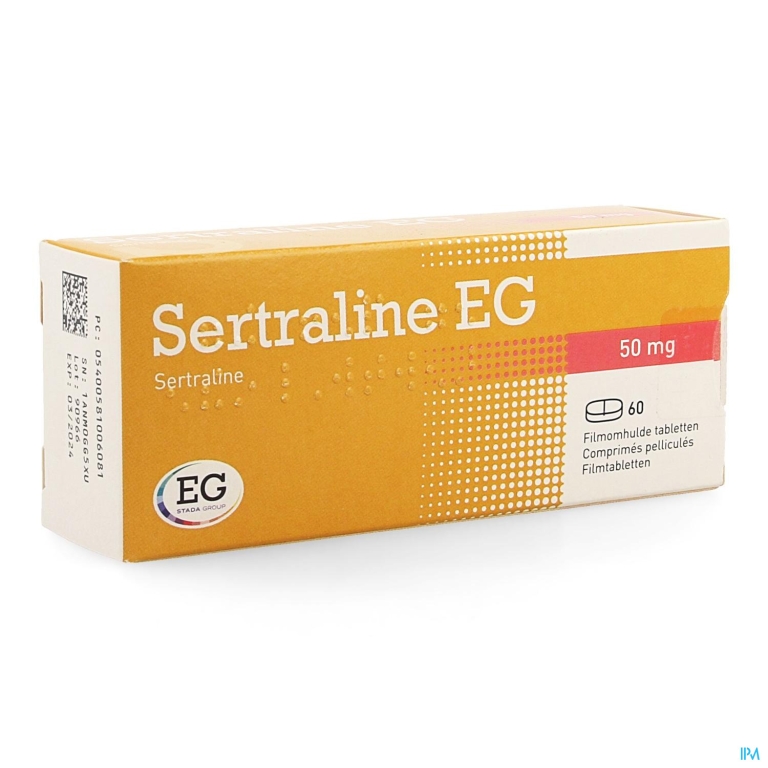 Sertraline EG  50Mg Tabl 60X50Mg