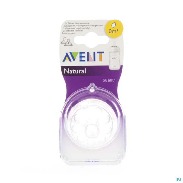 Philips Avent Natural Zuigspeen Pasgeb. 1gaatje 2