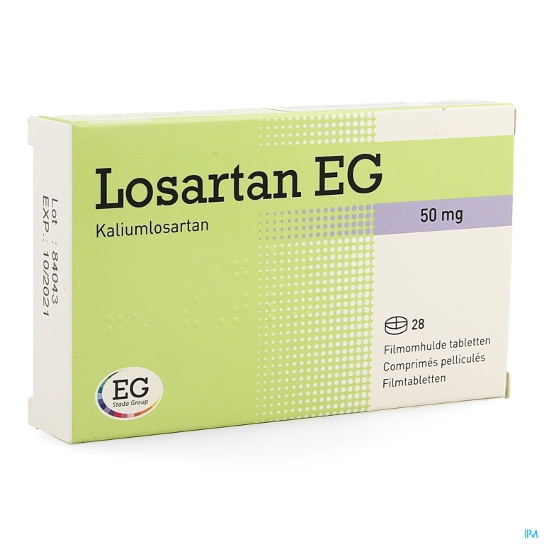 Losartan EG Filmomh Tabl 28X50Mg