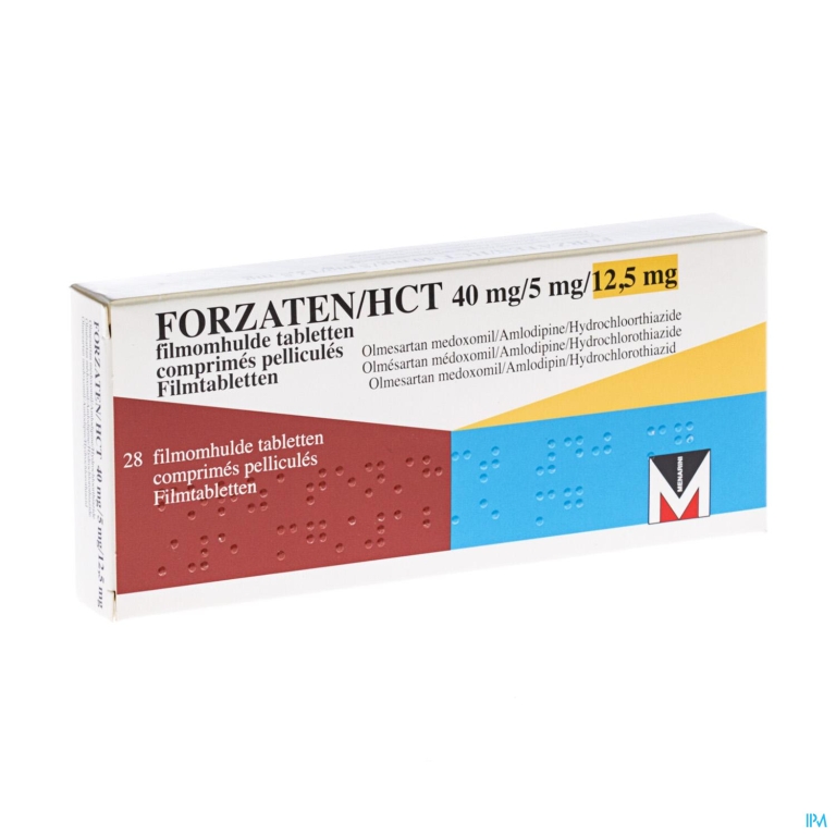 Forzaten/hct 40mg/ 5mg/12,5mg Filmomh Tabl 28