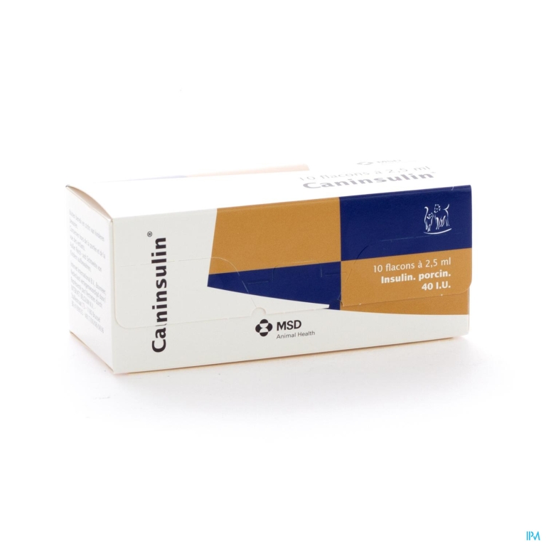 Caninsulin Insulinespuit 40iu/1ml 10×2,5ml
