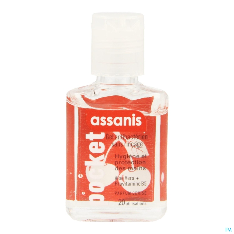 Assanis Pocket Handgel Kers 20ml
