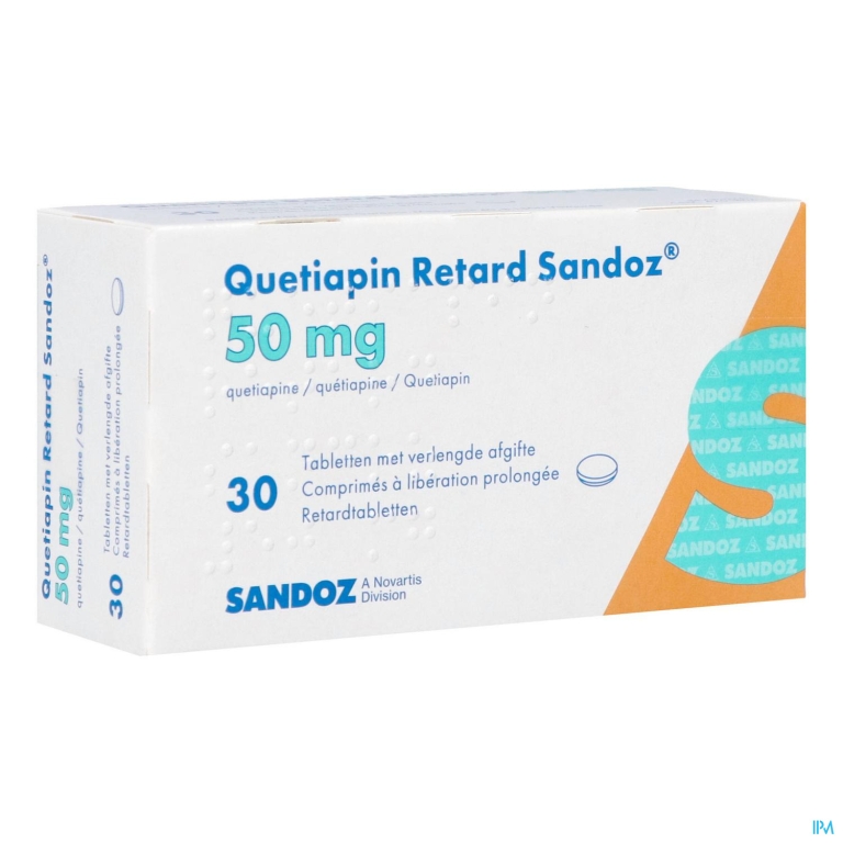 Quetiapin Retard Sandoz 50mg Verl.afg. Comp 30