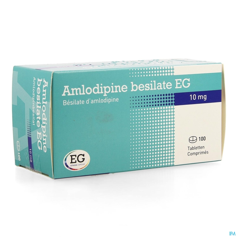 Amlodipine Besilate EG Tabl 100X10Mg