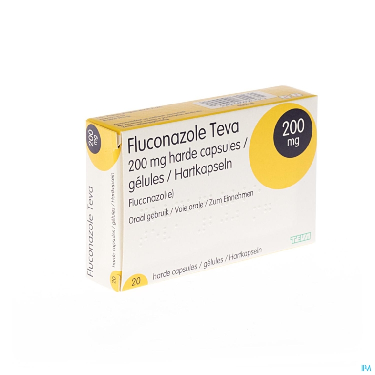 Fluconazole Teva Caps 20 X 200mg