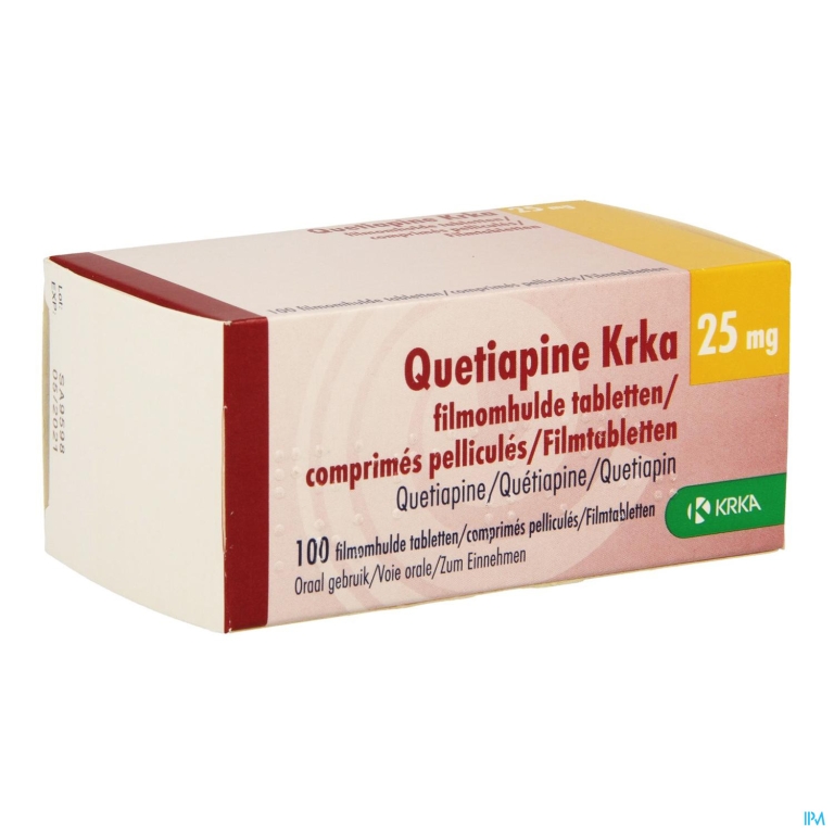 Quetiapine Krka 25mg Filmomh Tabl 100