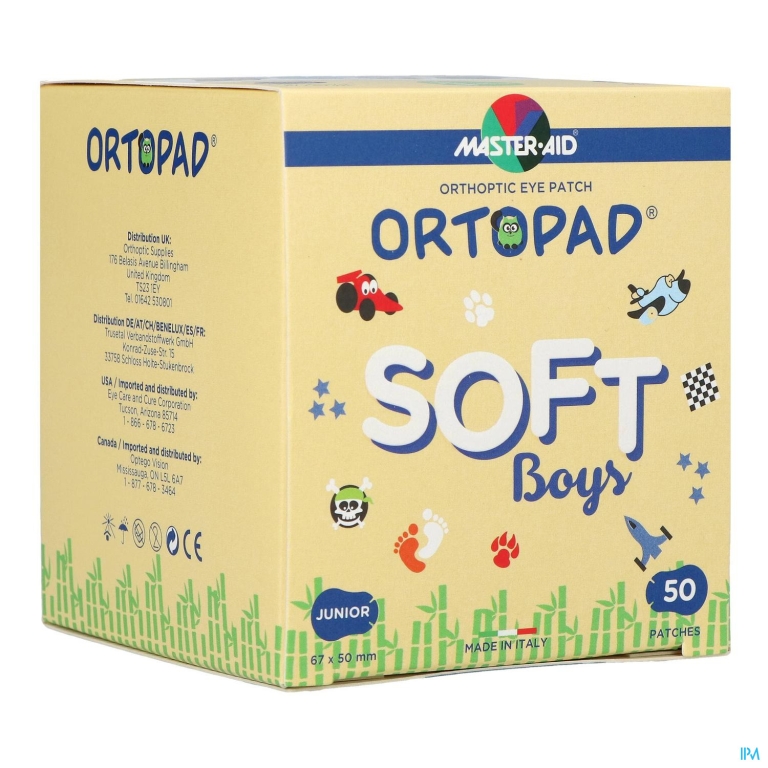Ortopad Soft Boys Junior 67x50mm 50 72241