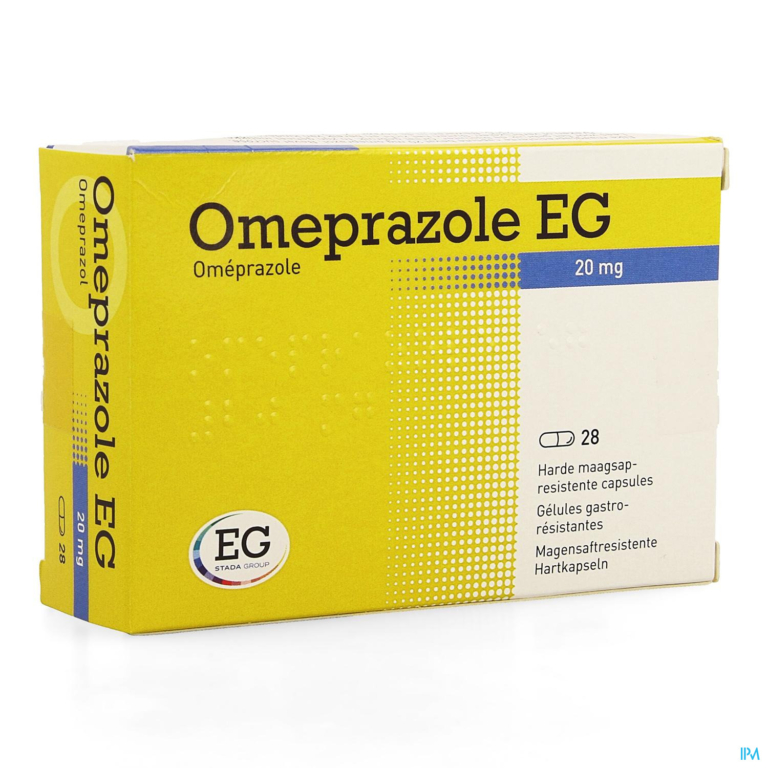 Omeprazole EG 20Mg Caps Maagsapresist Blis 28X20Mg