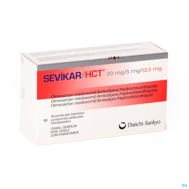 Sevikar Hct 20mg/5mg/12,5mg Filmomh Tabl 98