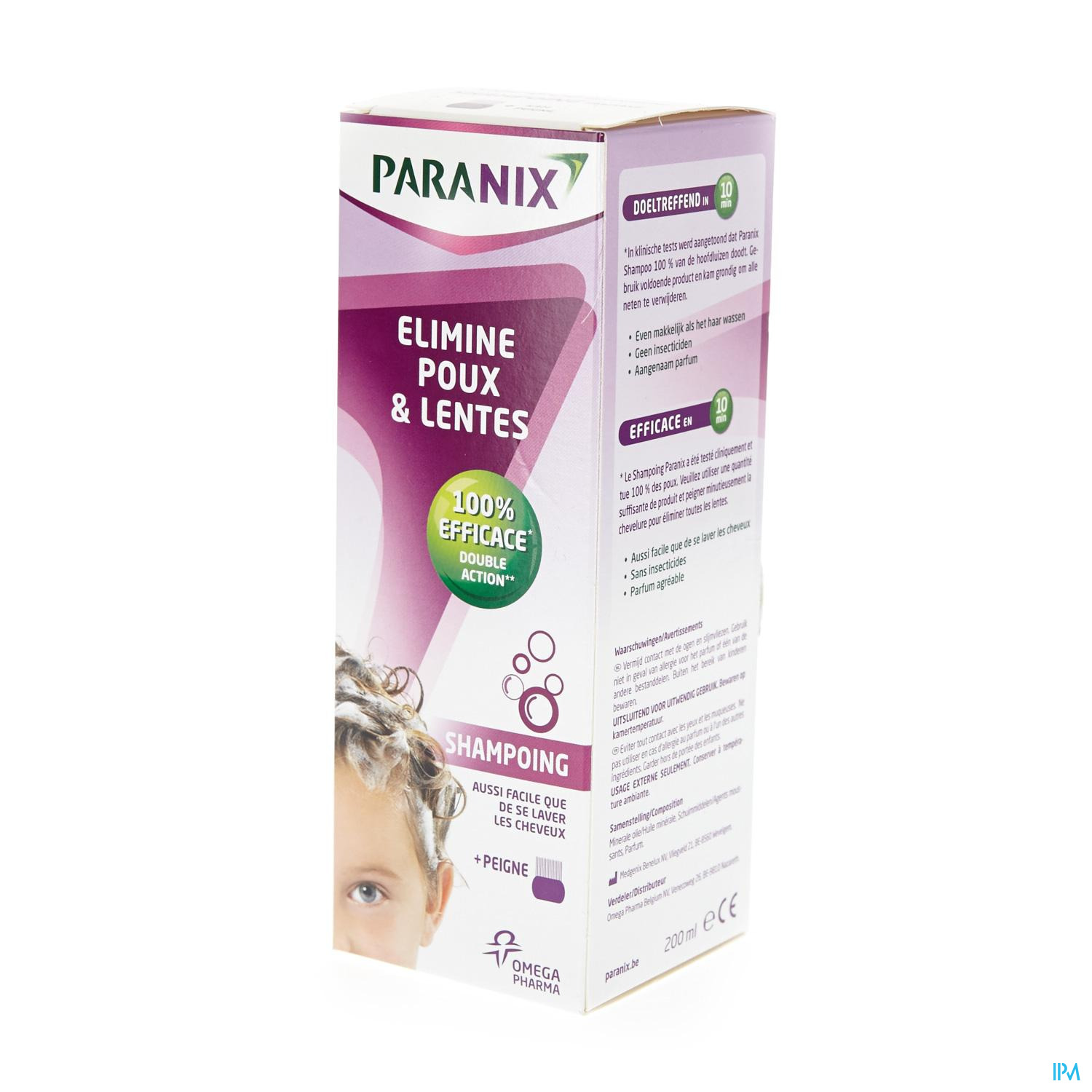 Paranix Shampoo 200ml+kam Promo