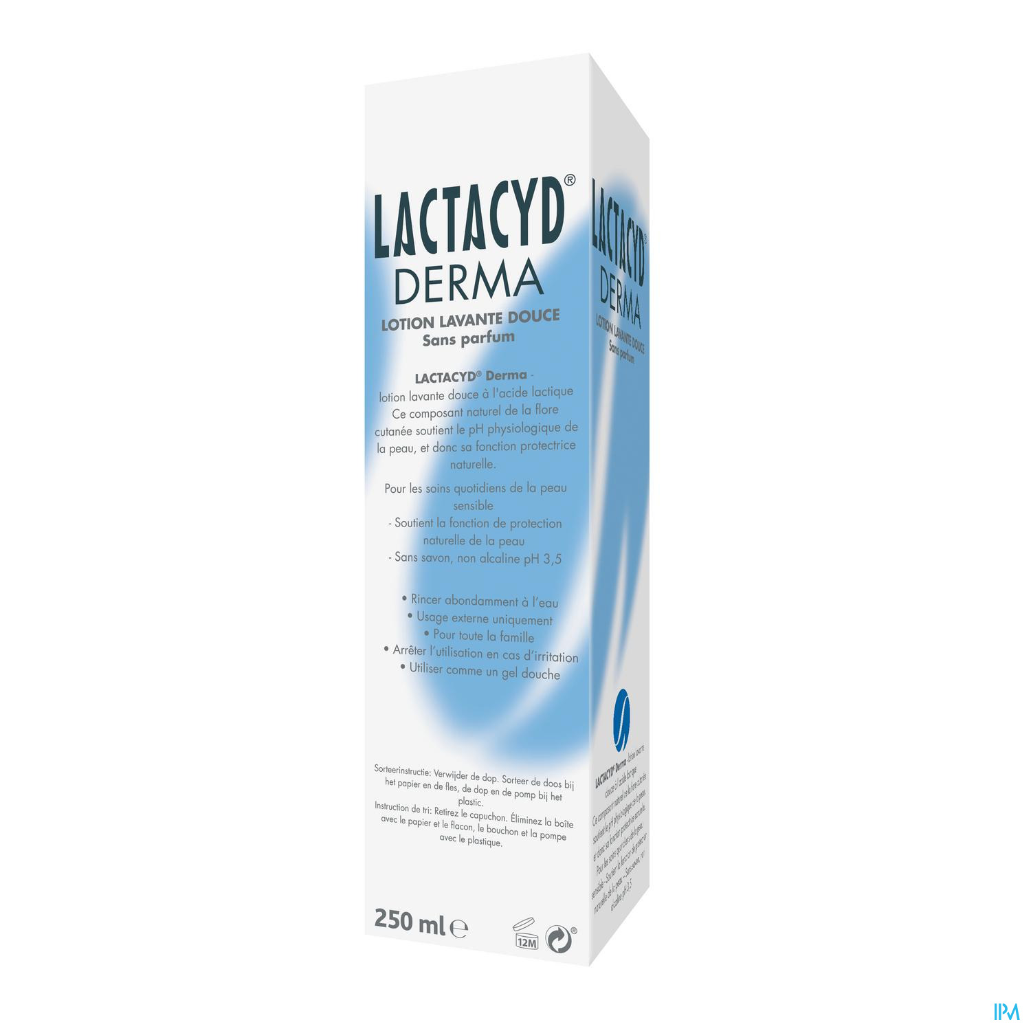Lactacyd Derma Wasemuls Z/zeep 250ml