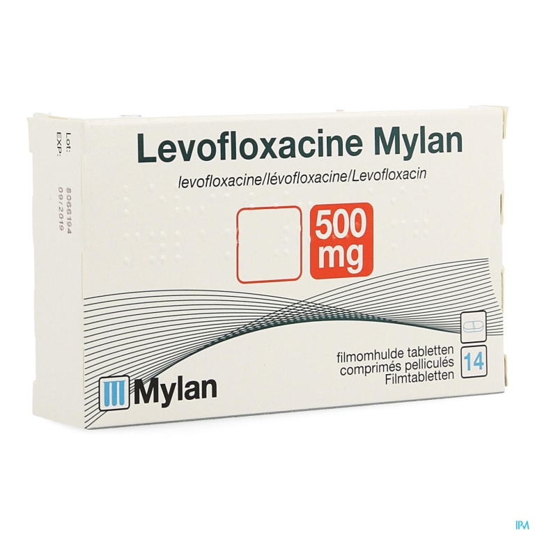 Levofloxacine Mylan Comp 14 X 500mg