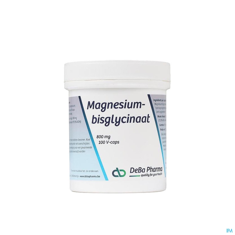 Magnesiumbisglycinaat 800mg V-caps 100