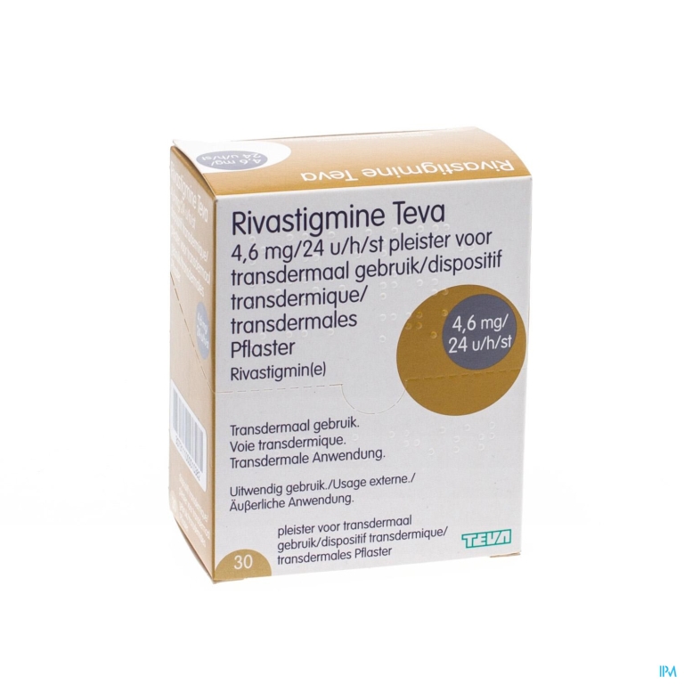 Rivastigmine Teva 4,6mg/24h Pleister Transderm.30