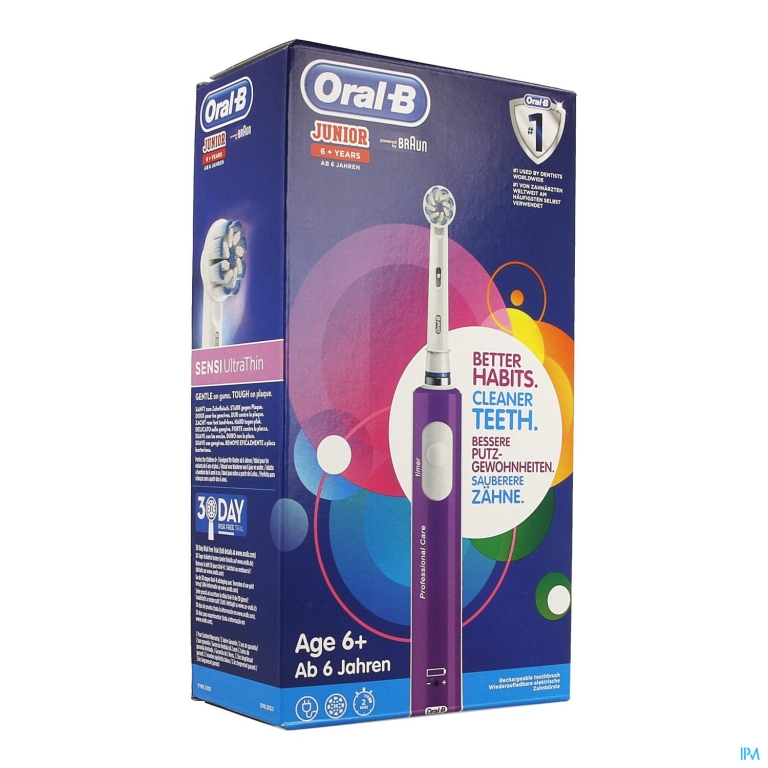 Oral-b Tandenborstel Vitality Junior 6+ Purple