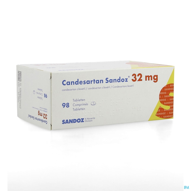 Candesartan Sandoz Tabl 98 X 32mg