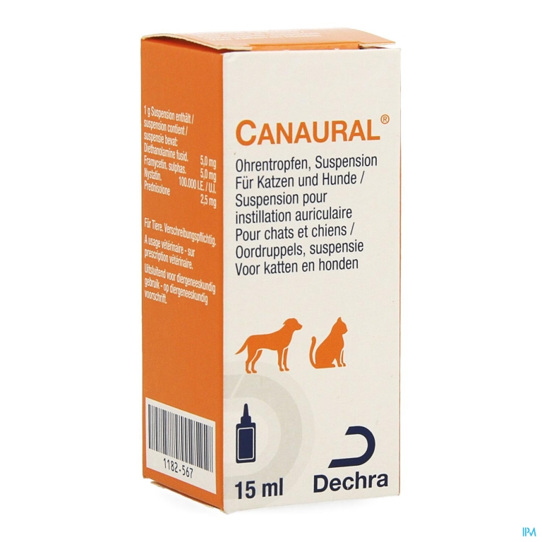 Canaural Oordruppels Hond/kat 15ml