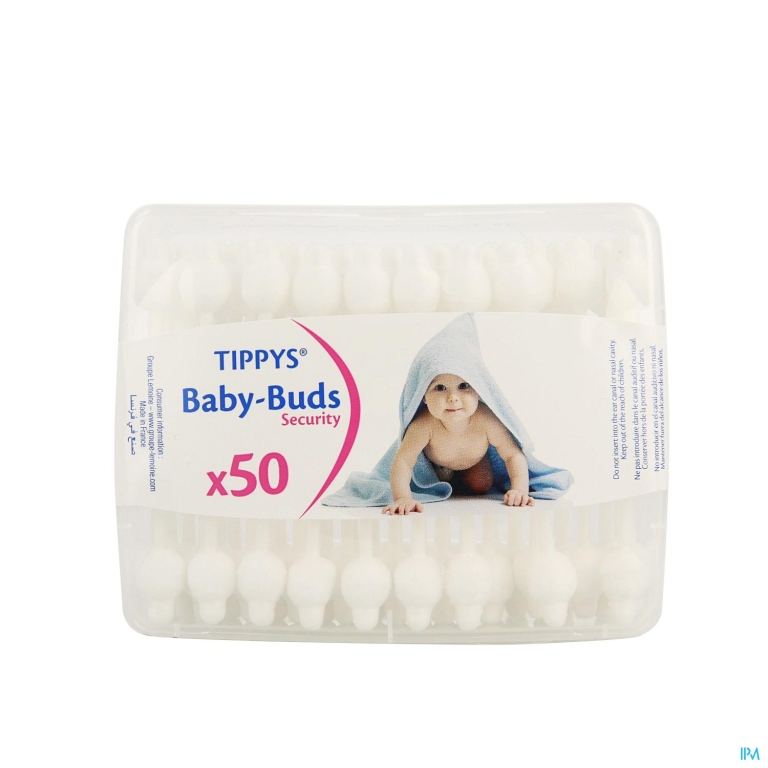 Tippys Baby Tips Wattenstaafjes 50