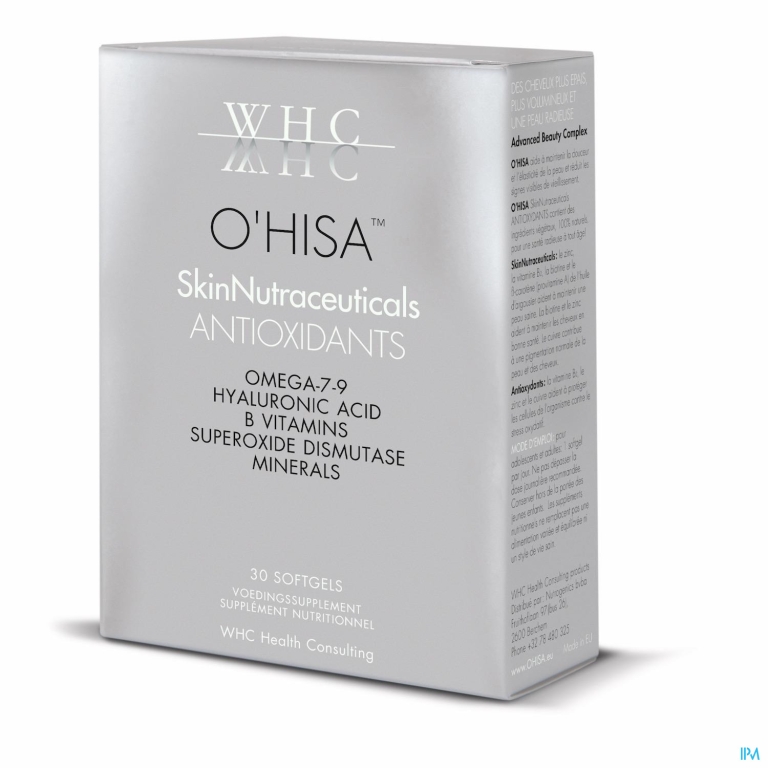 O’Hisa SkinNutraceuticals Antioxidants Softgels 30