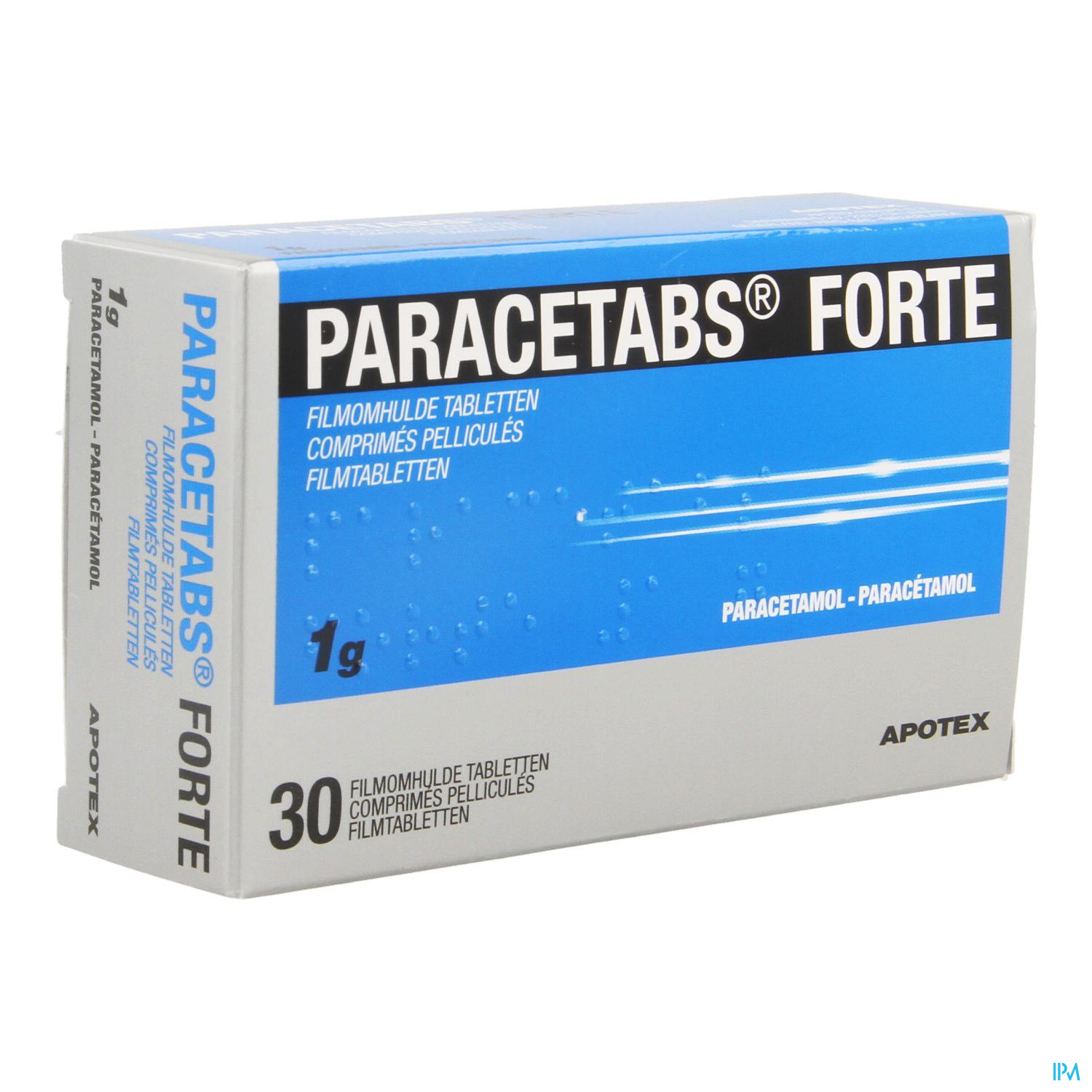 Paracetabs Forte 1g Filmomh Tabl 30 X 1g