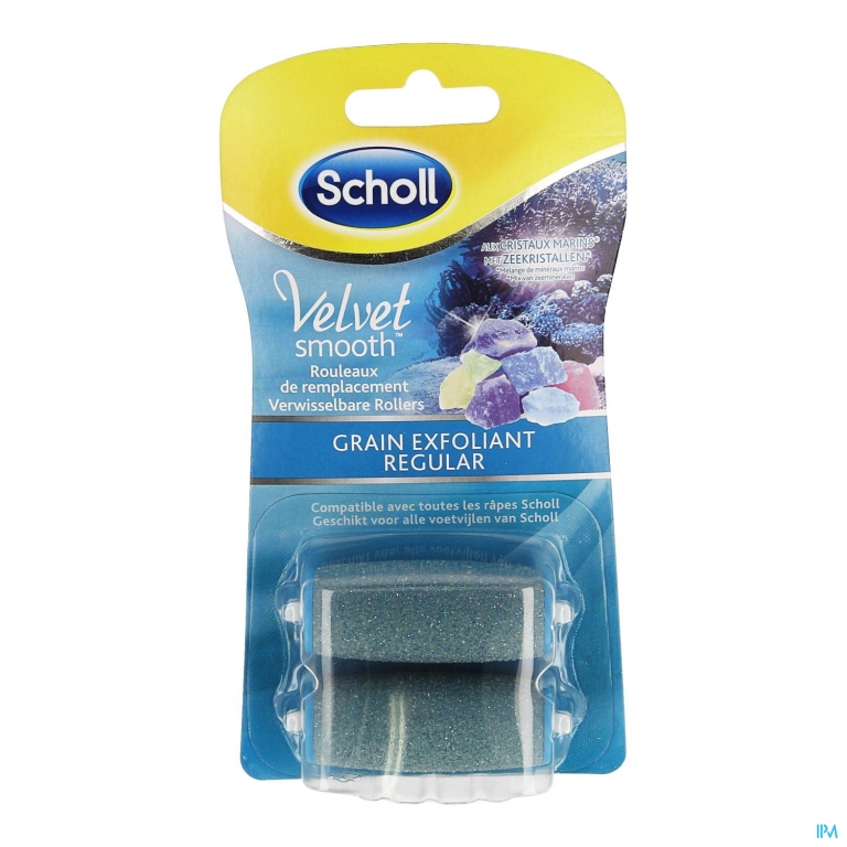 Scholl Velvet Smooth Expr.pedi 2rol.diamantkristal