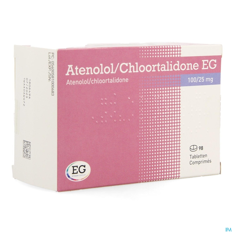 Atenolol Chlortal EG Tabl 98X100Mg/25Mg