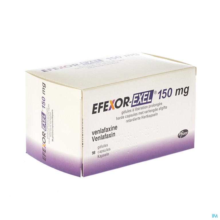 Efexor Exel 150mg Caps Verl Afgifte 98 X 150mg