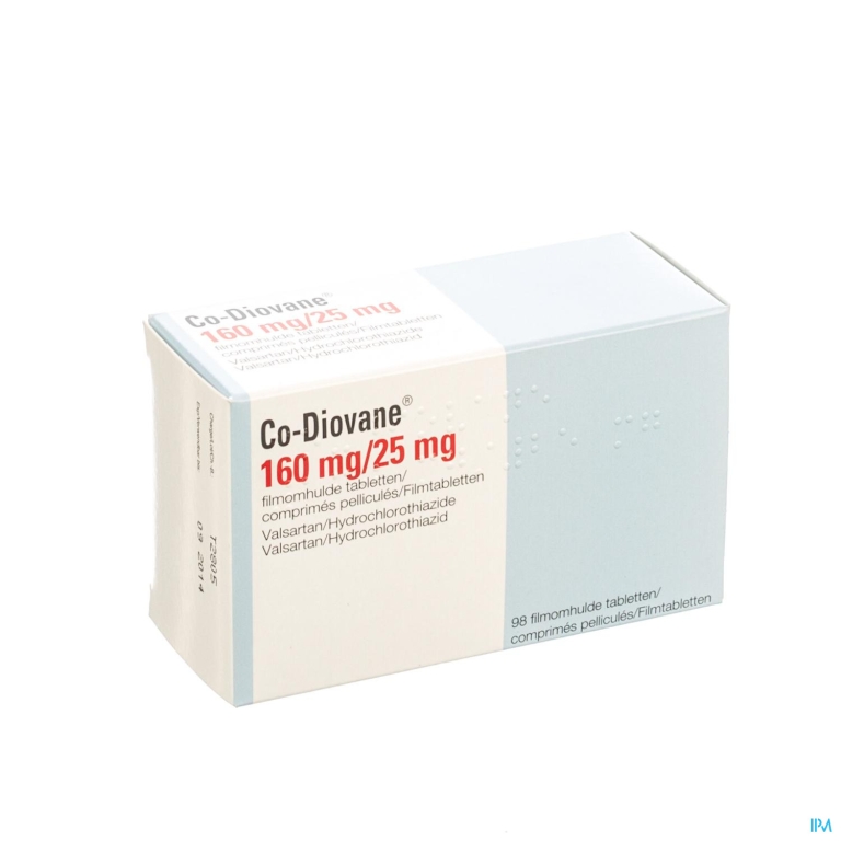 Co Diovane 160mg/25,0mg Pi Pharm Filmom Tab 98 Pip