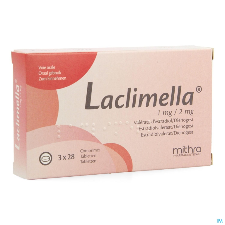 Laclimella 1mg/2mg Comp 3 X 28